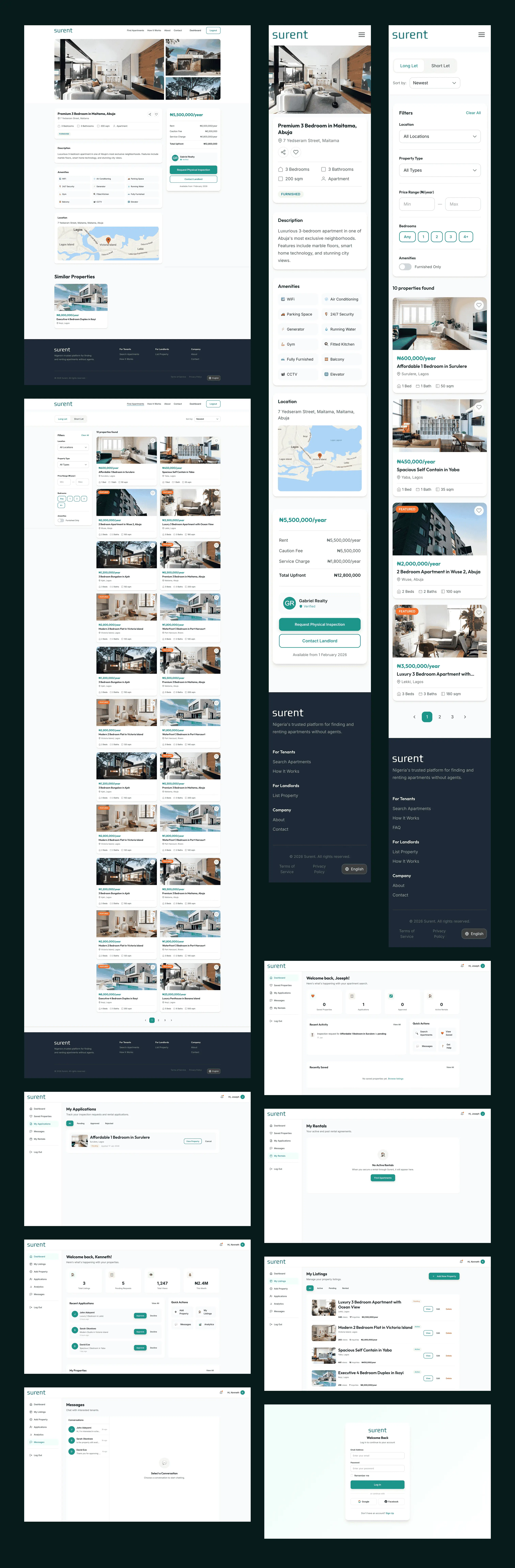 Other screen designs